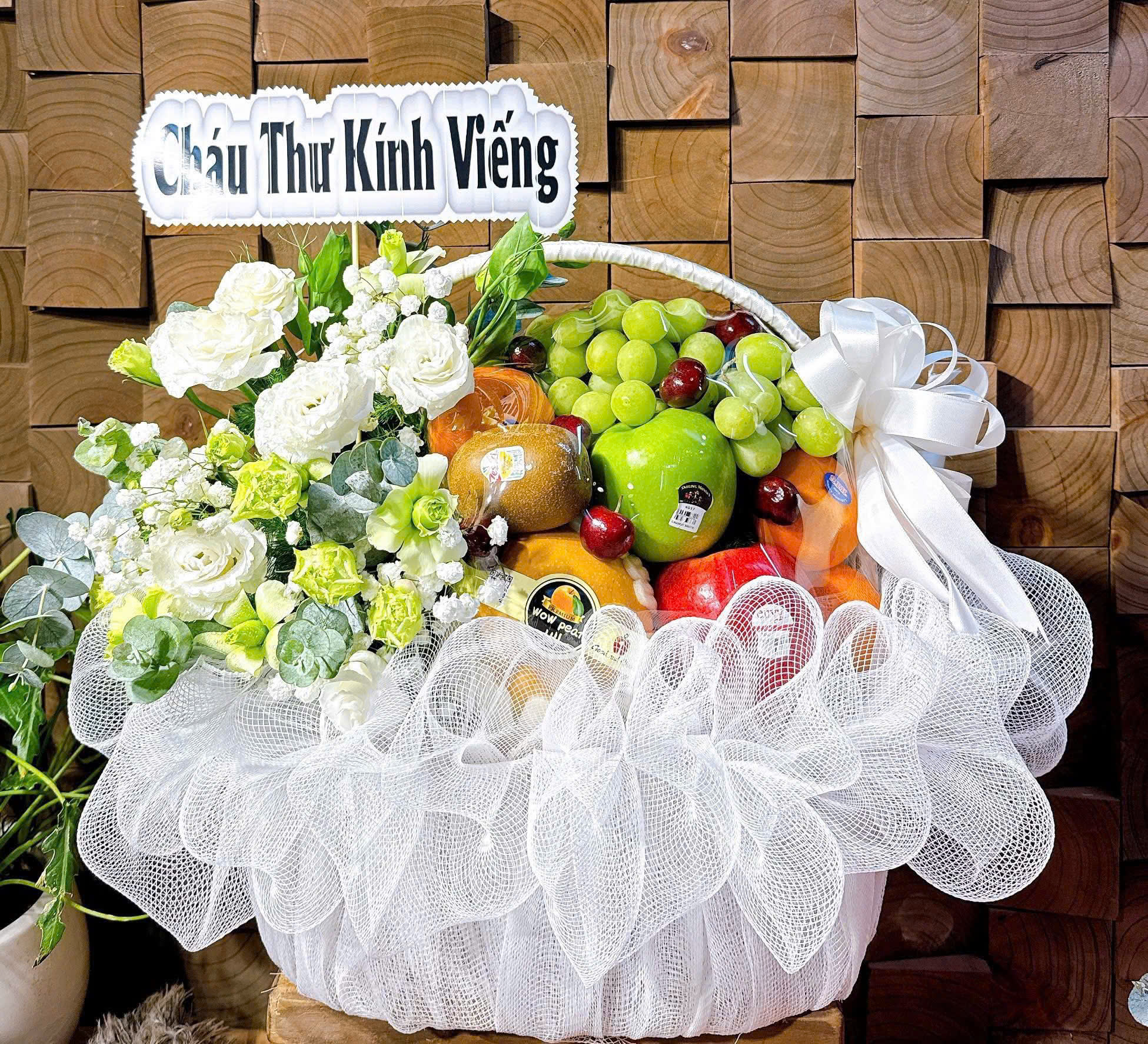 Giỏ quà đi lễ, đám, viếng, kỵ giỗ