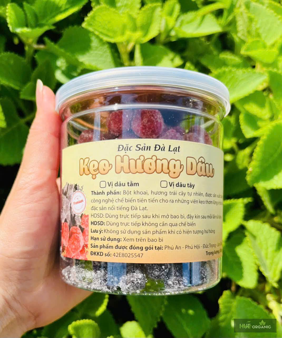 Kẹo Hương Dâu Đà Lạt – Vị Dâu Tằm Hoặc Dâu Tây, Phủ Đường