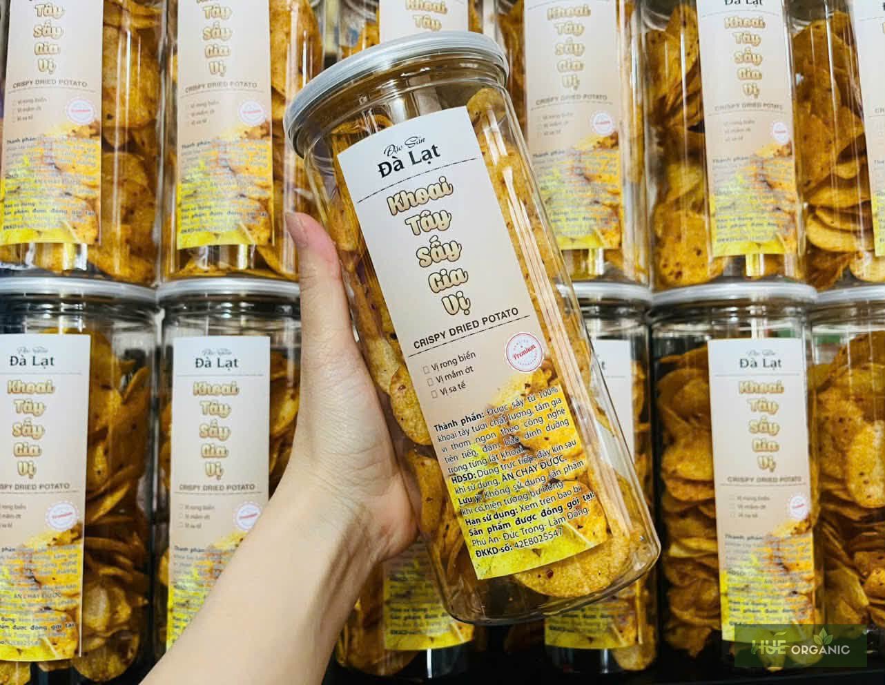 Khoai Tây Sấy Gia Vị Đà Lạt – Vị Rong Biển, Mắm Ớt, Sa Tế - ảnh 2
