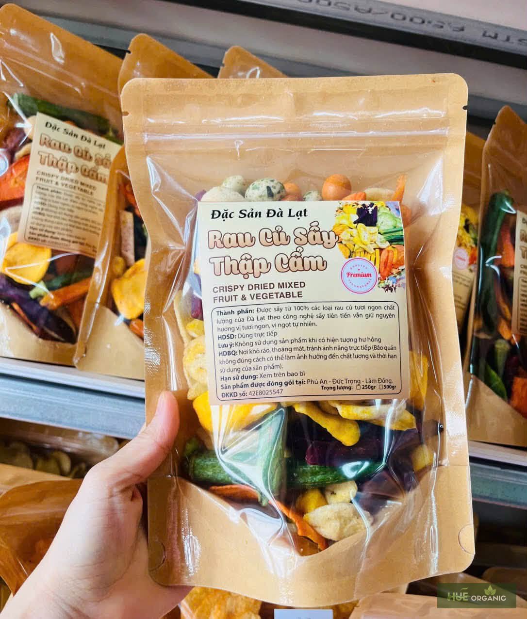 Rau Củ Sấy Thập Cẩm Đà Lạt – Mix Trái Cây, Rau Củ Sấy Giòn - ảnh 3