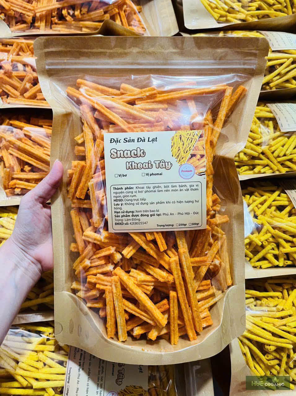 Snack Khoai Tây Que Đà Lạt – Vị Bơ, Vị Phô Mai Giòn Thơm